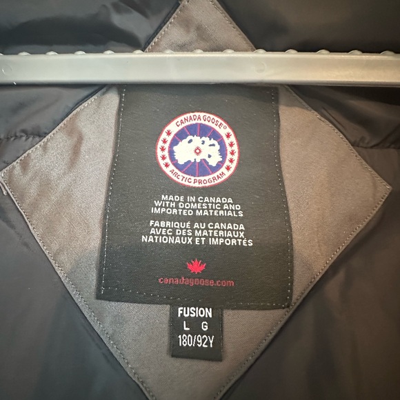 Men's Canada Goose Parker graphite Large - Picture 6 of 9